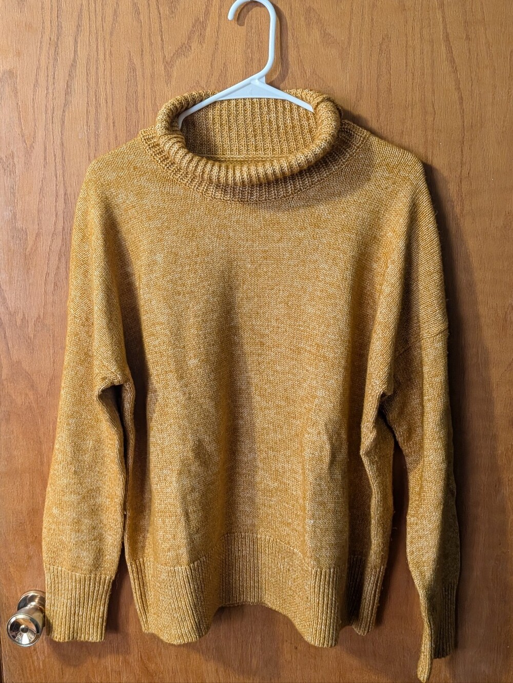 LOFT Mustard Yellow Turtleneck Sweater